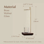 Diagram of the suspension holder with dimensions: 28cm total height.
