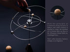 Diagram explaining how the kinetic diffuser uses centrifugal force.