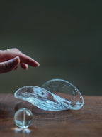 Bubble Glass Incense Holder - Handmade Palo Santo & Ash Catcher