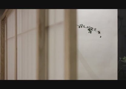 Minimalist Octagonal Wall Vase - Solid Walnut Ikebana Decor