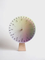 Chromatic Perpetual Calendar - Interactive Color Desk Decor